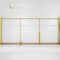 0326-4-7 Women's Clothing Store Display Shelves Creative Wall Mounted Golden Clothes Display Racks Clothing Store Hangers Display Stand