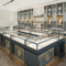 High Quality Multi-Layer Rectangular Jewelry Display Cabinets Customizable Jewelry Counter Gold Display Stand Container Showcase