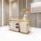 Factory Direct Jewelry Display Cabinet Customized Cabinet Showcase with Gold Finish Jewelry Whole Store Design