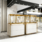 Factory Direct Jewelry Display Cabinet Customized Cabinet Showcase with Gold Finish Jewelry Whole Store Design