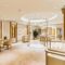 Customized Luxury Jewelry & Watch Display Cabinet Curved Glass Showcase High-End Counter Island for Shopping Mall Jewelry Store