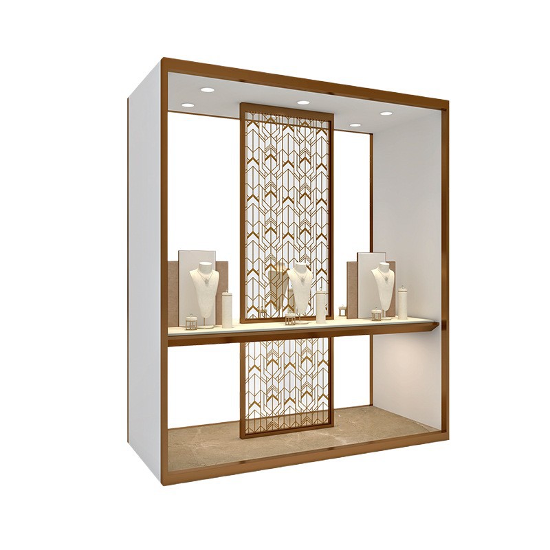 0328-9-5 Brand Chain Store High-end Jewelry Display Cabinets Customized Cashier Jewelry Display Props Display Showcase for Shopping Mall