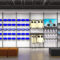 Customized Modern Metal Wall Mounted Shoe Display Rack Store Design Rotating Showroom for Retail Shop
