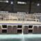 Bread Store Design Customized Curved Commercial Bread Display Cabinet Trolley Rack Bakery Cake Island Side Display Cabinets