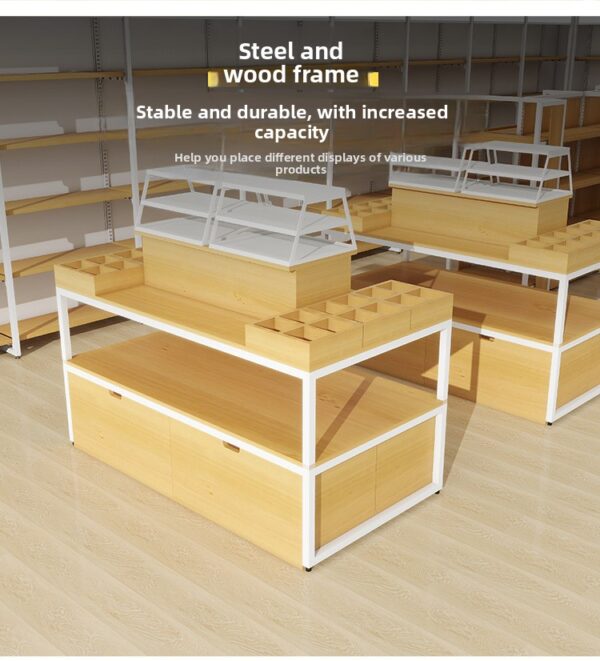 Stationery Store Design Display Shelves Promotion Desk Toy Store Boutique Store Flow Table Display Cabinet Display Racks