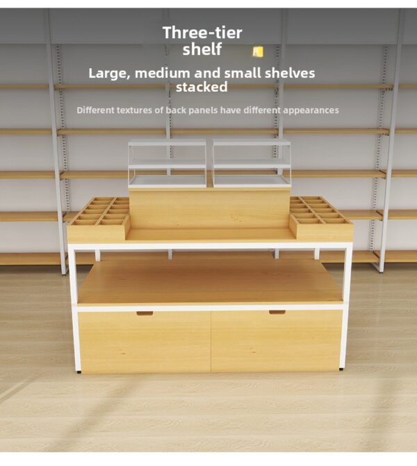 Stationery Store Design Display Shelves Promotion Desk Toy Store Boutique Store Flow Table Display Cabinet Display Racks