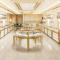 Jewelry Shop Design Light Luxury Customized Jewelry Gold Jewelry Sample Product Display Cabinet showcase Island Glass Counter