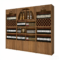 Smoke Wine Display Cabinet Commercial Tobacco and Alcohol Cabinet Shelf Cashier Back Cabinet for Cigarette and Liquor Store
