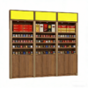 Smoke Wine Display Cabinet Commercial Tobacco and Alcohol Cabinet Shelf Cashier Back Cabinet for Cigarette and Liquor Store