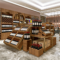 Smoke Wine Display Cabinet Commercial Tobacco and Alcohol Cabinet Shelf Cashier Back Cabinet for Cigarette and Liquor Store