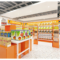 0403-3-7 Custom Multi-layer Snack Display Shelves Trendy Toy Exhibition halls Figurines Display Racks for Supermarkets Department Stores