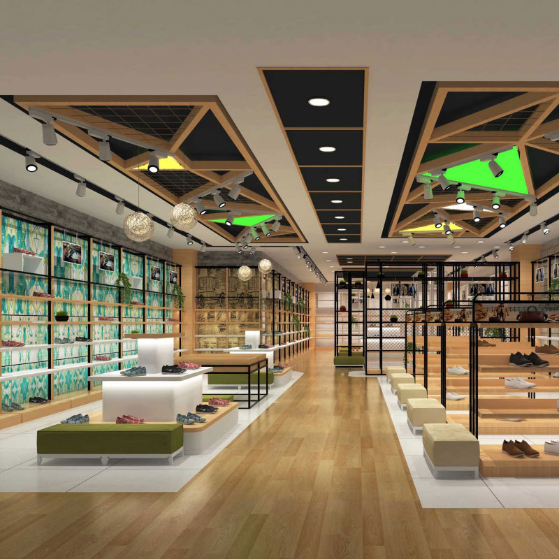 0406-3-3 Shoe Bag Store Design Customized Shoe Specialty Store Display Cabinet Exhibition Display Rack for Shopping Mall Shoe Store
