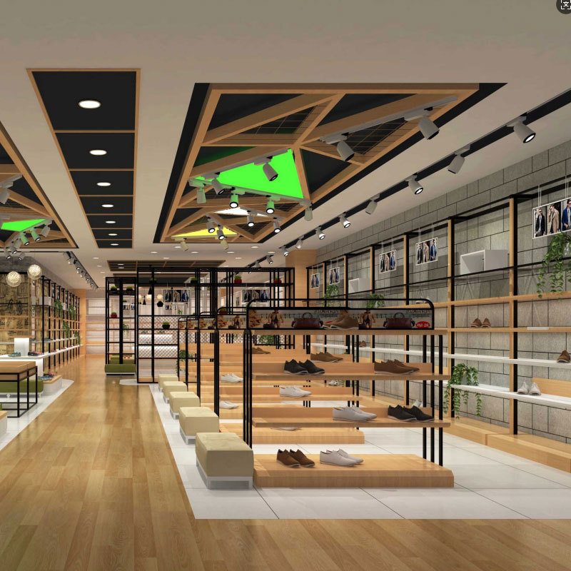 0406-3-4 Shoe Bag Store Design Customized Shoe Specialty Store Display Cabinet Exhibition Display Rack for Shopping Mall Shoe Store