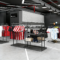 0406-4-1 Custom Sports Equipment Display Racks Sports Clothing Shelves for Shoe Stores Brand Stores Discount Stores Shopping Malls