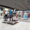 0406-5-2 Sports Apparel Store Design Customized Sports Equipment Display Racks Shelves Storage Racks for Chain Stores Shopping Mall