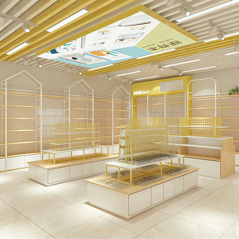 0408-1-2 Customized Lightweight and Practical Commercial Display Cabinets for Decoration Store Boutique Department Store