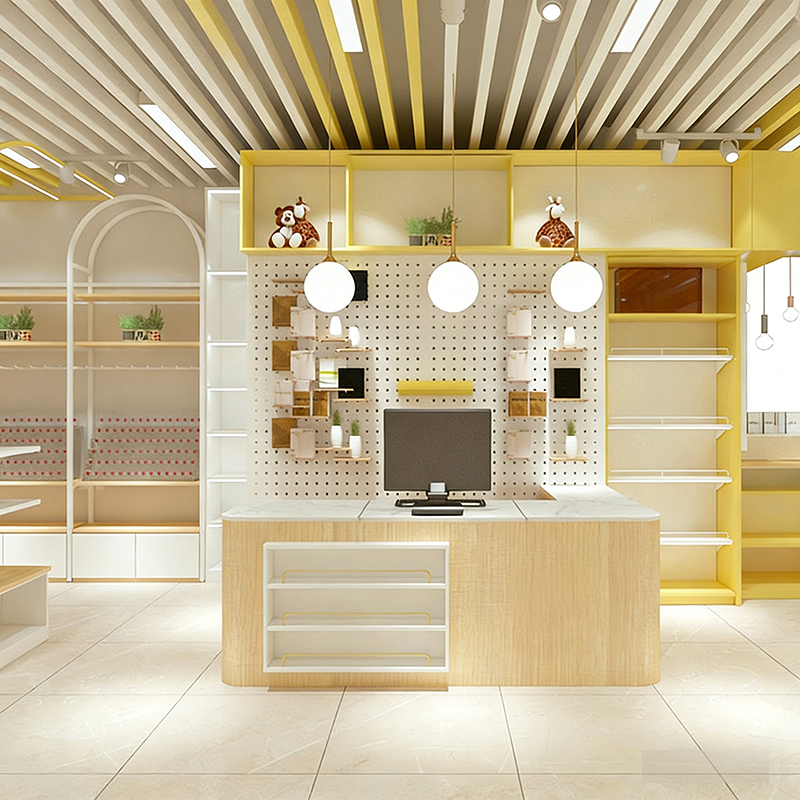 0408-1-3 Customized Lightweight and Practical Commercial Display Cabinets for Decoration Store Boutique Department Store