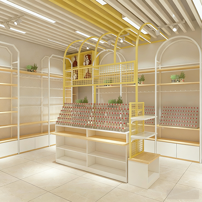 0408-1-4 Customized Lightweight and Practical Commercial Display Cabinets for Decoration Store Boutique Department Store