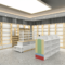 0409-2-2 Book Stationery Store Design Customized Dopamine Style Trendy Shelf Display Racks Commercial Steel Wood Display Cabinet Storage