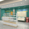0409-2-4 Book Stationery Store Design Customized Dopamine Style Trendy Shelf Display Racks Commercial Steel Wood Display Cabinet Storage