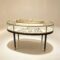 0415-2-2 Oval Glass Stainless Steel Jewelry Display Cabinet With Lighting Gold/Black High-end Luxury Island Customizable Display Showcase