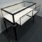 Wholesale Black Jewelry Display Cabinet Stainless Steel Pull-out Transparent Glass Counter for Shopping Mall Jewelry Store
